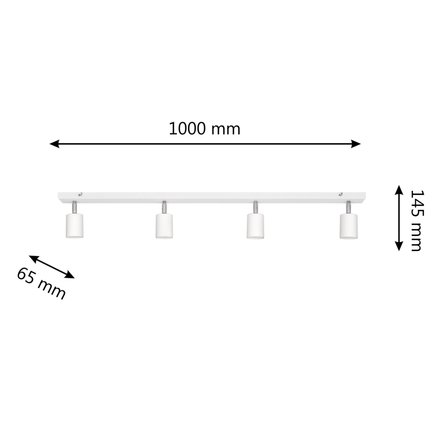 LED Oświetlenie punktowe TUNE 4xGU10/4,8W/230V biały