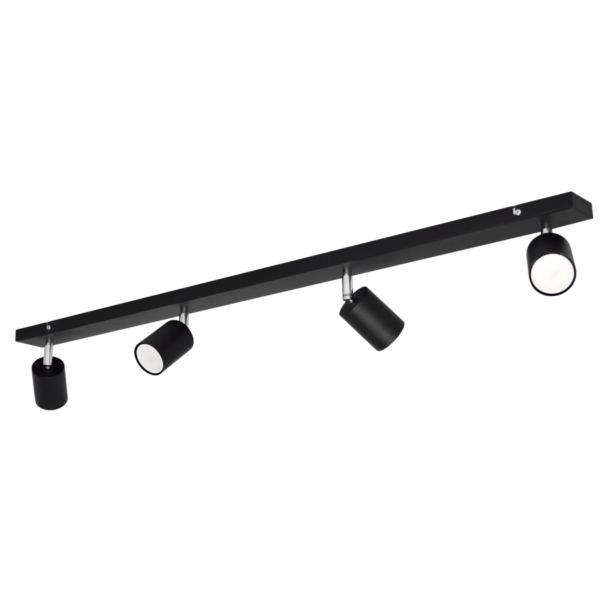 LED Oświetlenie punktowe TUNE 4xGU10/4,8W/230V czarny