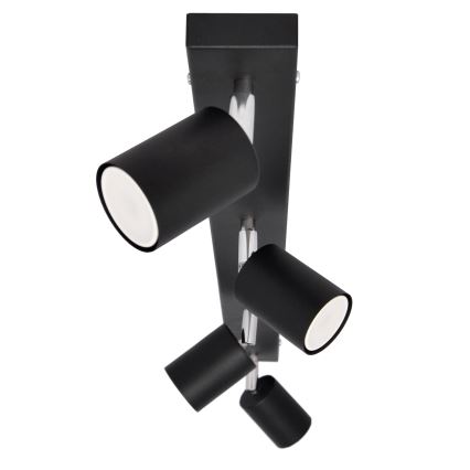 LED Oświetlenie punktowe TUNE 4xGU10/4,8W/230V czarny
