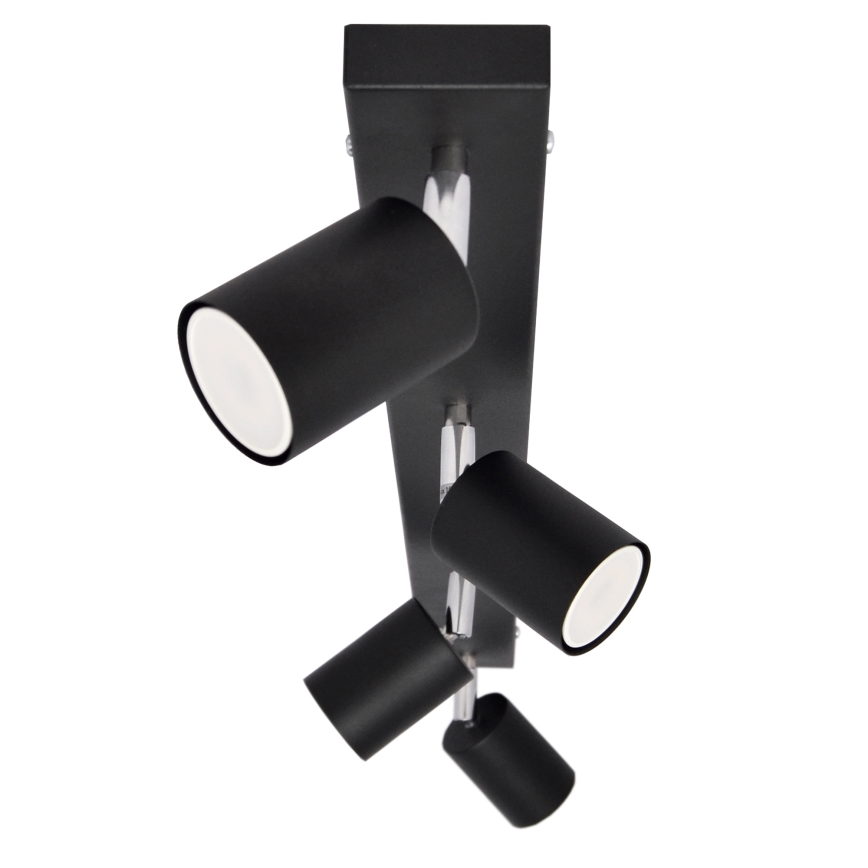 LED Oświetlenie punktowe TUNE 4xGU10/4,8W/230V czarny