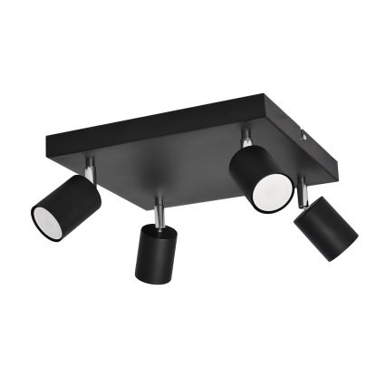 LED Oświetlenie punktowe TUNE 4xGU10/4,8W/230V czarny