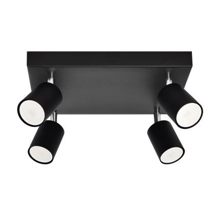 LED Oświetlenie punktowe TUNE 4xGU10/4,8W/230V czarny