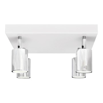 LED Oświetlenie punktowe TUNE 4xGU10/4,8W/230V matowy chrom/białe