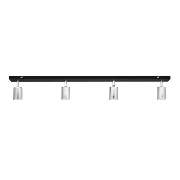 LED Oświetlenie punktowe TUNE 4xGU10/4,8W/230V matowy chrom/czarne