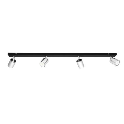 LED Oświetlenie punktowe TUNE 4xGU10/4,8W/230V matowy chrom/czarne