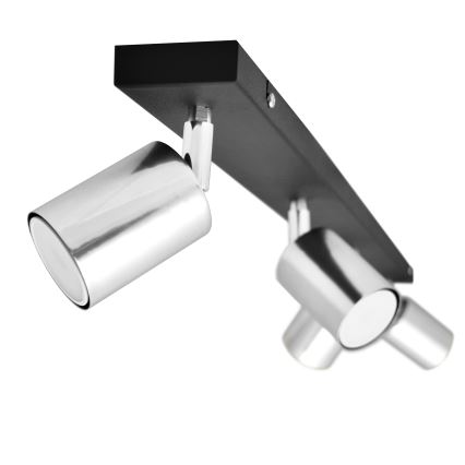 LED Oświetlenie punktowe TUNE 4xGU10/4,8W/230V matowy chrom/czarne
