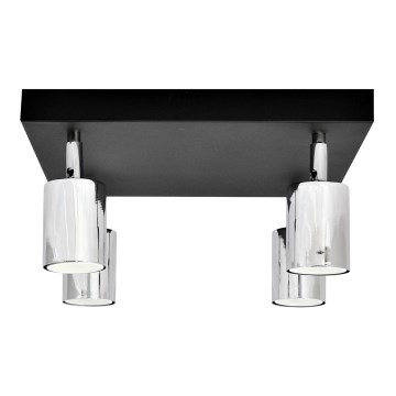 LED Oświetlenie punktowe TUNE 4xGU10/4,8W/230V matowy chrom/czarne