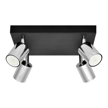 LED Oświetlenie punktowe TUNE 4xGU10/4,8W/230V matowy chrom/czarne