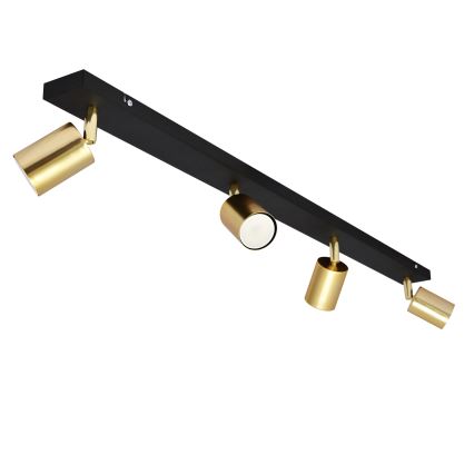 LED Oświetlenie punktowe TUNE 4xGU10/4,8W/230V złoty/czarny