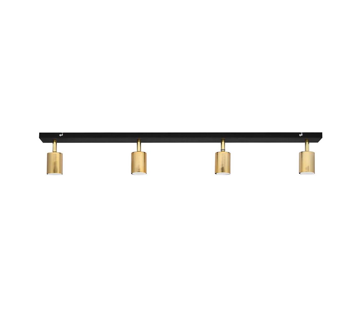 LED Oświetlenie punktowe TUNE 4xGU10/4,8W/230V złoty/czarny