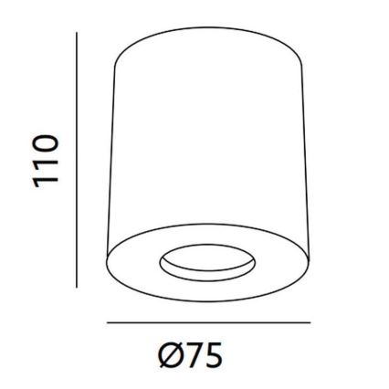 LED Oświetlenie punktowe VALLE LED/4,2W/230V
