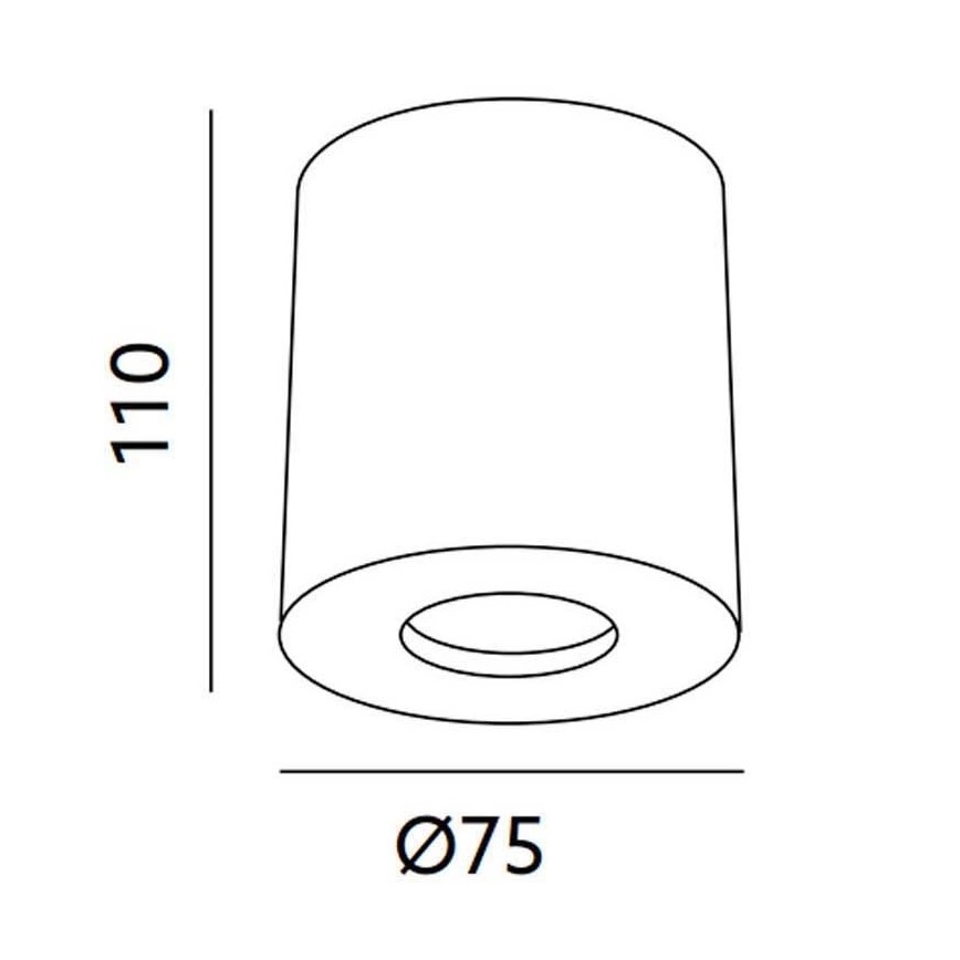 LED Oświetlenie punktowe VALLE LED/4,2W/230V