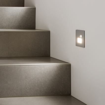 LED Oświetlenie schodowe z czujnikiem ruchu LED/1,5W/230V 3000K/4000K/6500K