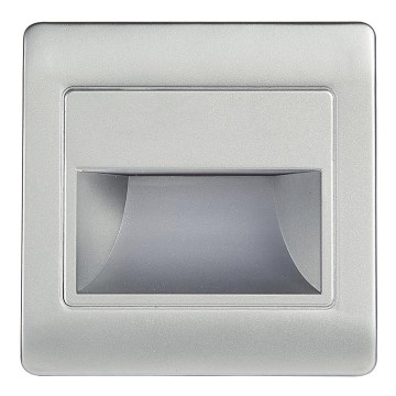 LED Oświetlenie schodowe z czujnikiem STEP LIGHT NET LED/1,5W/230V 4000K srebrne