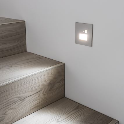 LED Oświetlenie schodowe z motion czujnik LED/1,5W/230V 3000K/4000K/6500K