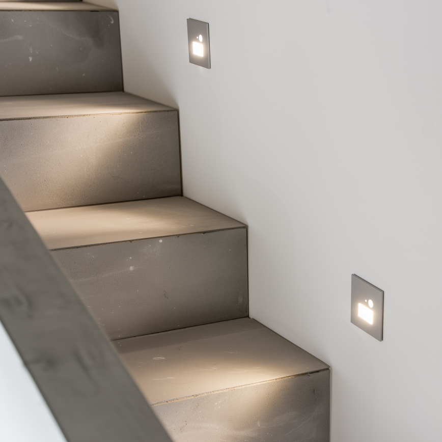 LED Oświetlenie schodowe z motion czujnik LED/1,5W/230V 3000K/4000K/6500K