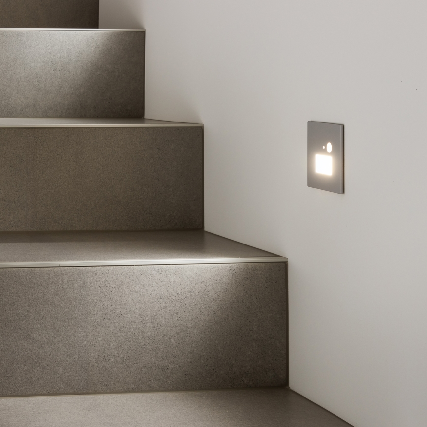 LED Oświetlenie schodowe z motion czujnik LED/1,5W/230V 3000K/4000K/6500K