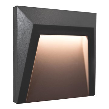 LED Oświetlenie schodowe zewnętrzne HOLDEN LED/1W/230V IP65 antracyt