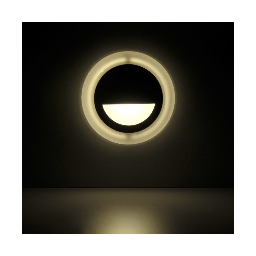 LED Oświetlenie schodowe zewnętrzne Q4 LED/3W/230V IP44
