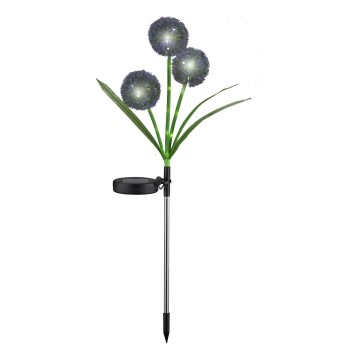 LED Oświetlenie solarne ALLIUM LED/1,2V 6500K 600 mAh IP44 czarne