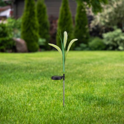 LED Oświetlenie solarne FLORA LED/1,2V 3000K 600 mAh IP44 czarne