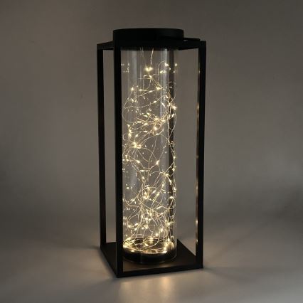 LED Oświetlenie solarne GLAMOUR LED/1,2V 600 mAh IP44 czarny