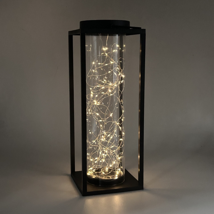 LED Oświetlenie solarne GLAMOUR LED/1,2V 600 mAh IP44 czarny