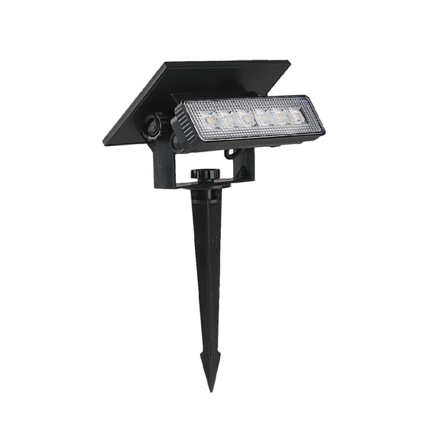 LED Oświetlenie solarne LED/0,9W/3,7V 3000K IP65 czarne