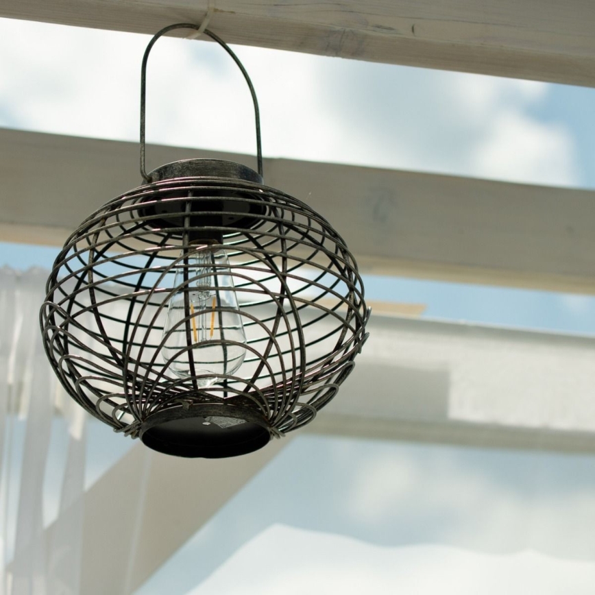 LED Oświetlenie solarne LUISA 1xE27/1,2V 600 mAh IP44
