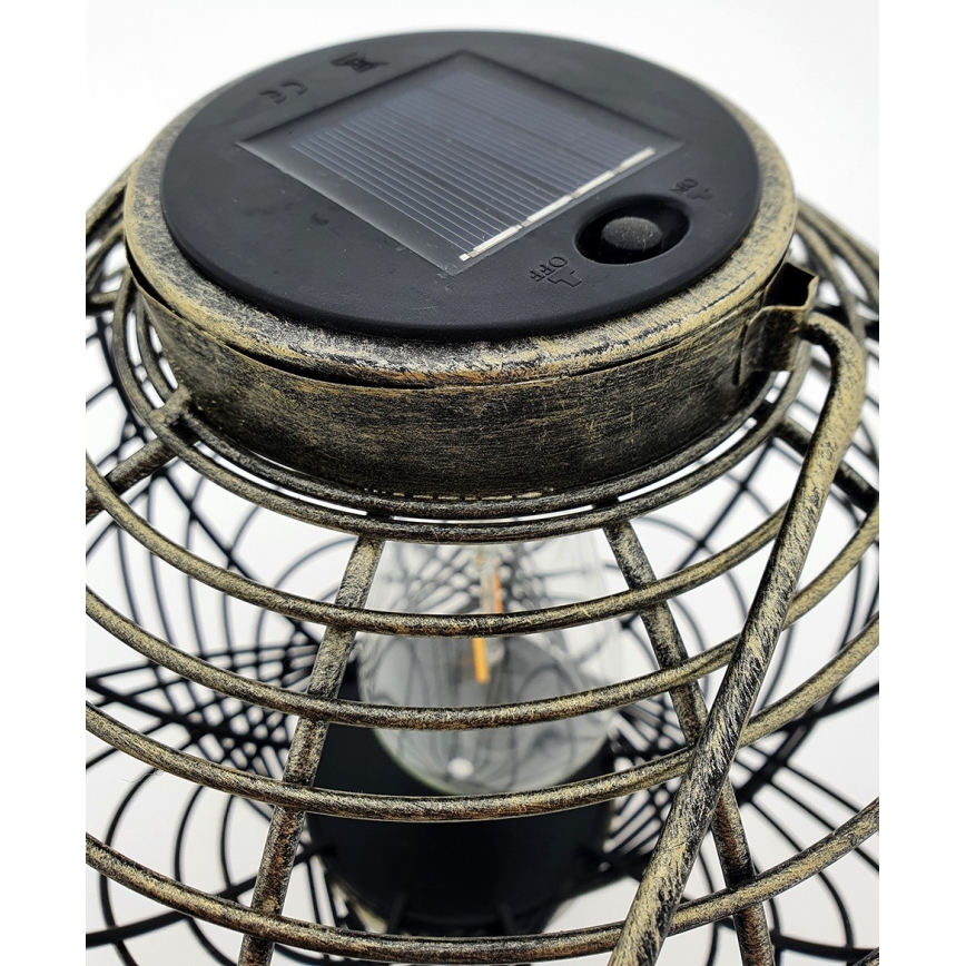 LED Oświetlenie solarne LUISA 1xE27/1,2V 600 mAh IP44