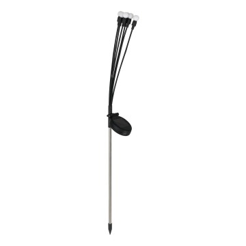 LED Oświetlenie solarne MULTI LED/0,06W/1,2V 150 mAh IP44 czarne