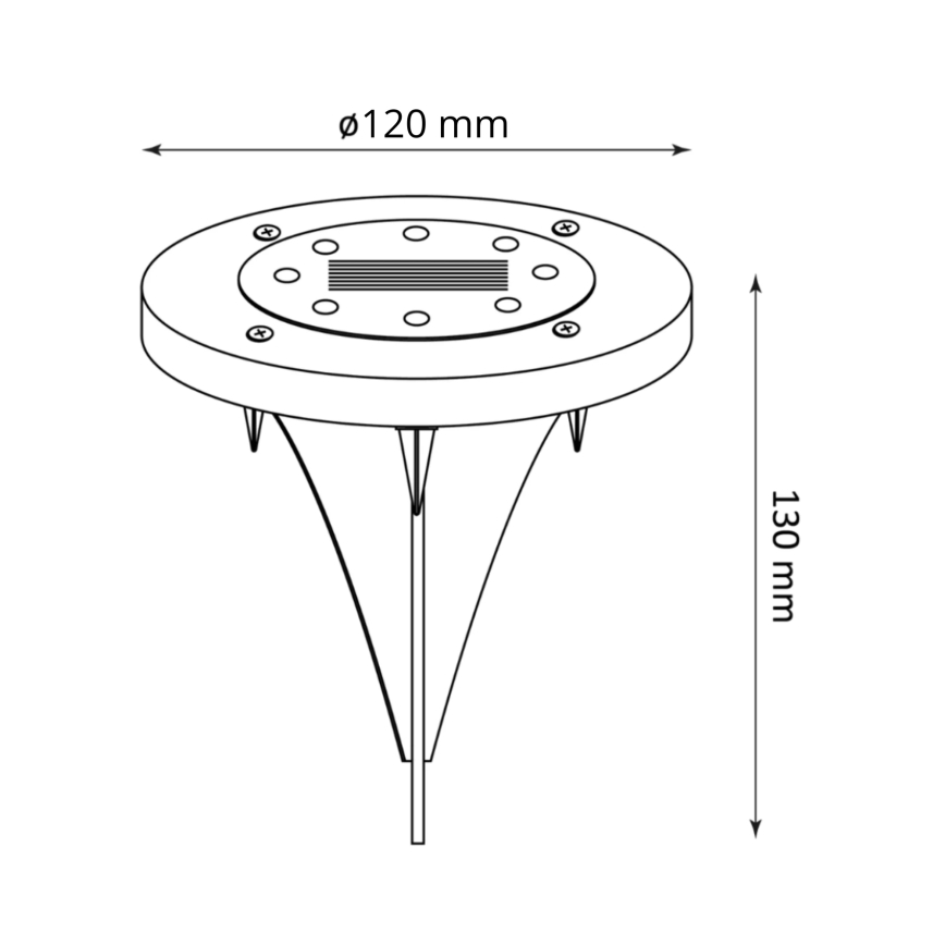 LED Oświetlenie solarne SOL LED/1,2V 300 mAh IP44
