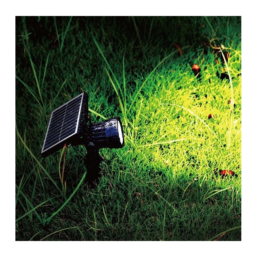 LED Oświetlenie solarne SPIKE LED/2W/5,5V IP65 3000K 1200 mAh