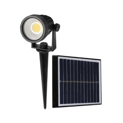 LED Oświetlenie solarne SPIKE LED/2W/5,5V IP65 3000K 1200 mAh
