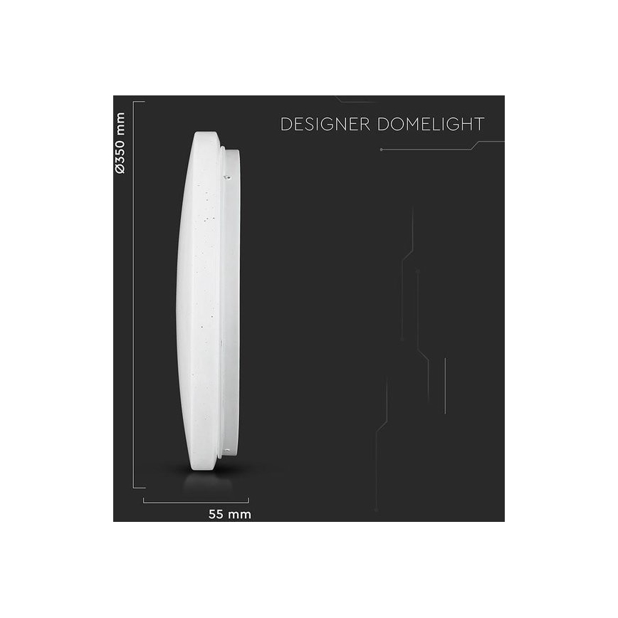 LED Oświetlenie sufitowe LED/24W/230V 35cm