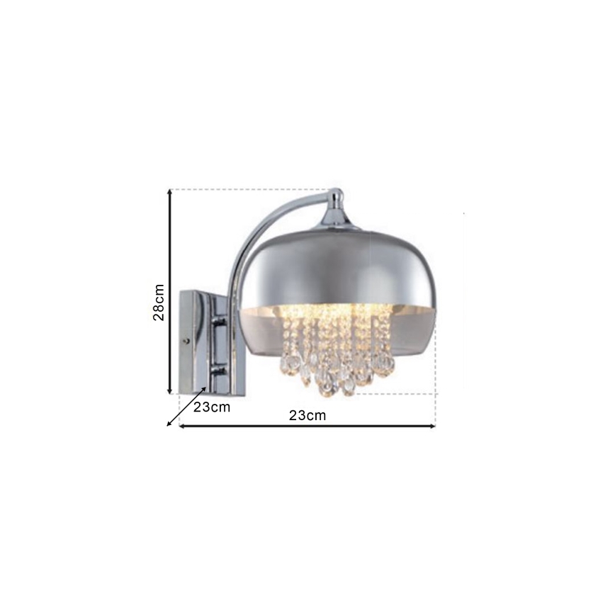 LED Oświetlenie sufitowe LUNA 1xE14/40W/230V