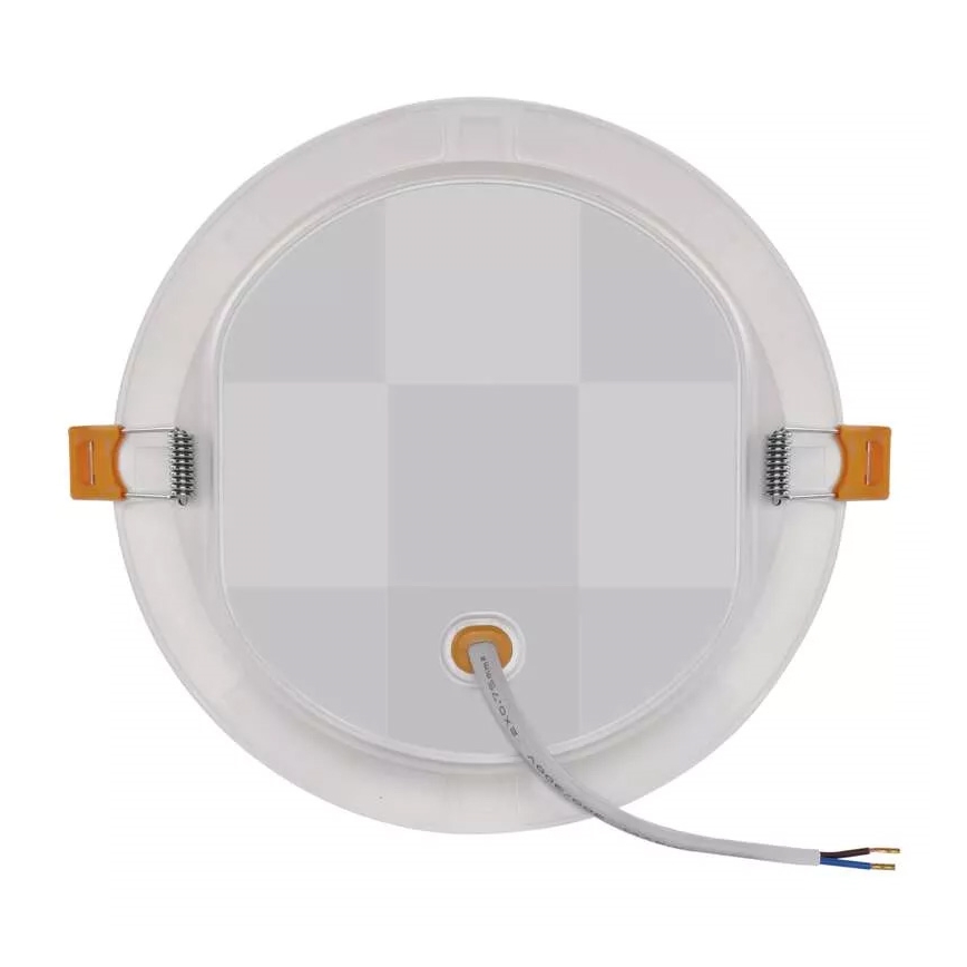 LED Oswietlenie wpuszczane LED/18W/230V śr. 17 cm biały