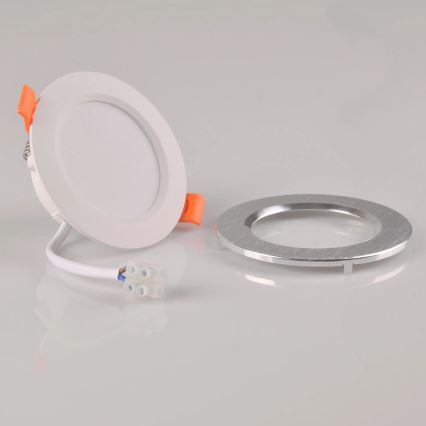 LED Oswietlenie wpuszczane ZOE LED/4,8W/230V srebrny