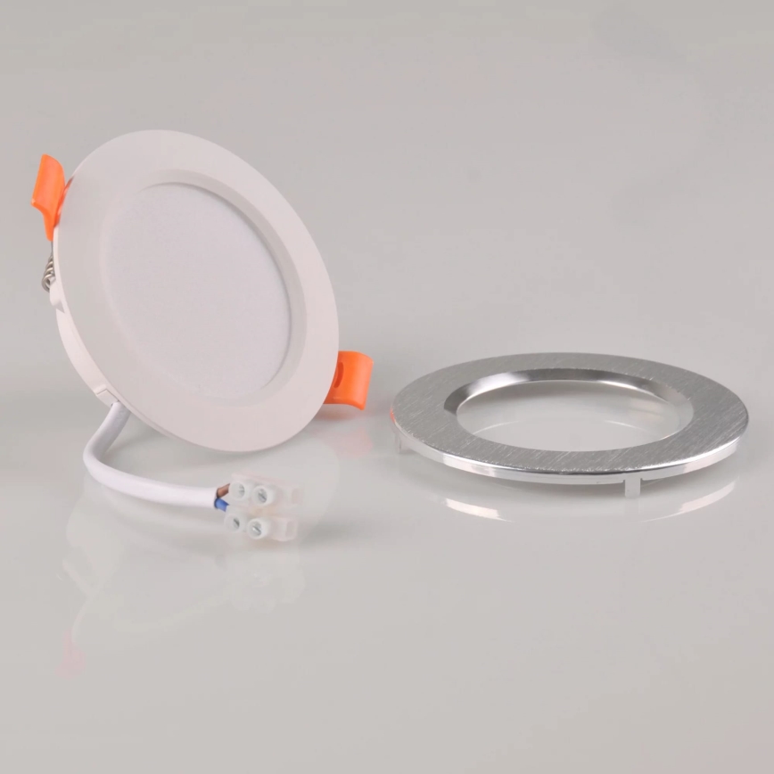 LED Oswietlenie wpuszczane ZOE LED/4,8W/230V srebrny