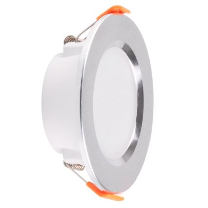 LED Oswietlenie wpuszczane ZOE LED/4,8W/230V srebrny