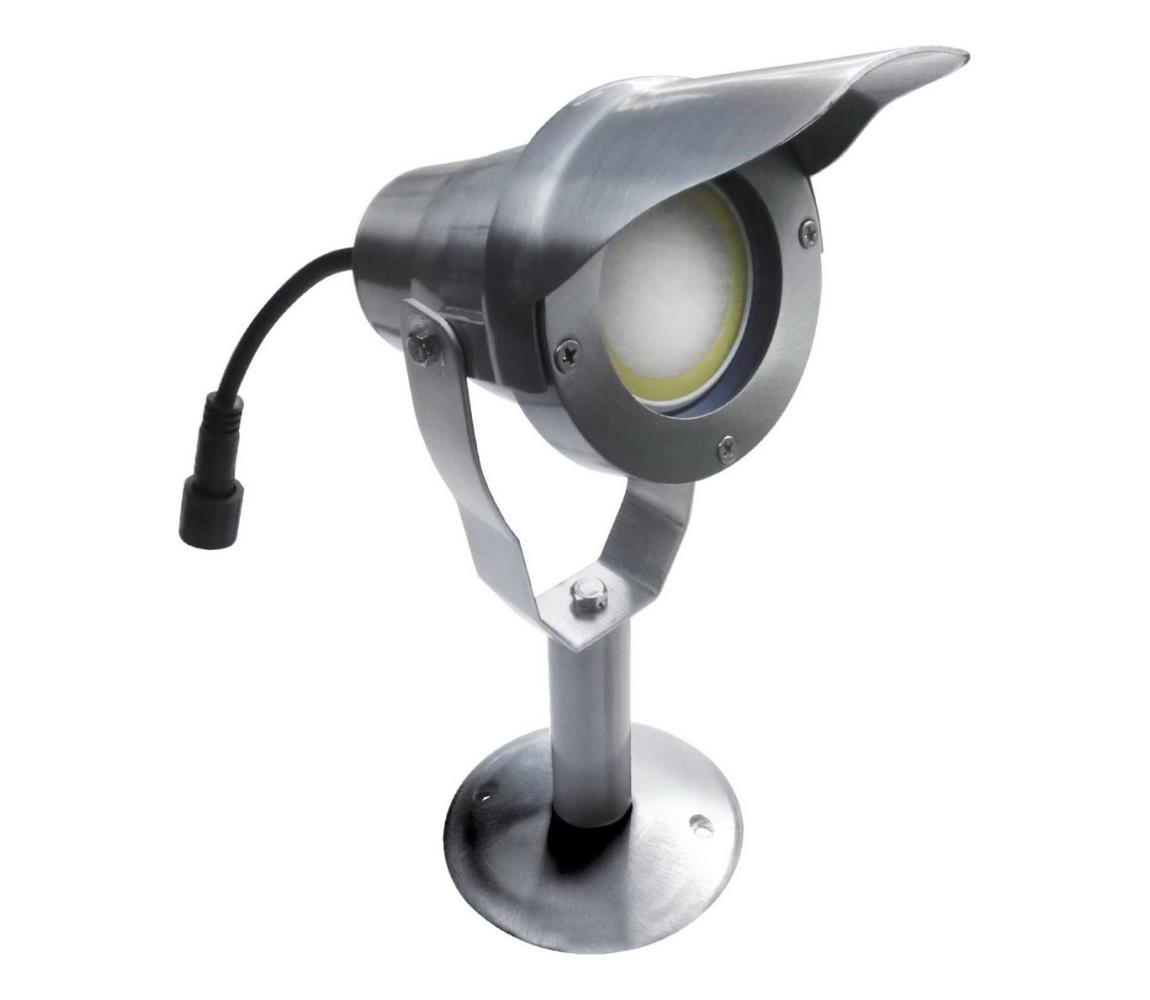 LED Oświetlenie zewnętrzne EASY CONNECT 1xGU10/6,5W/230V IP67 matowy chrom