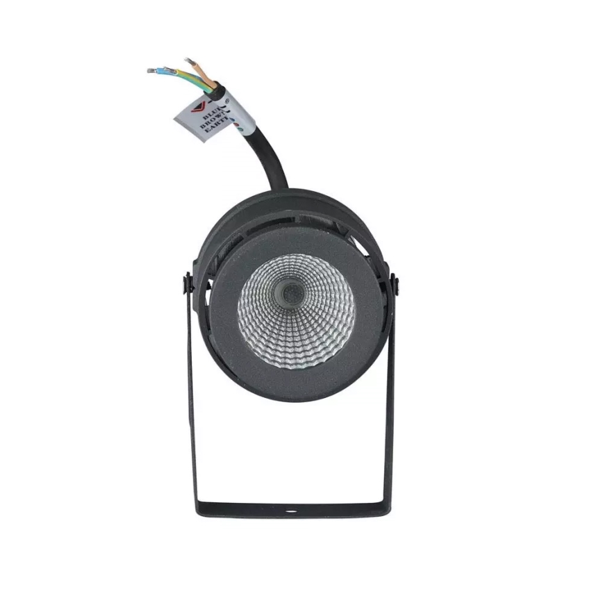 LED Oświetlenie zewnętrzne LED/12W/100-240V IP65 szary - zielony światło