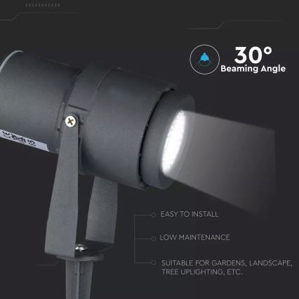 LED Oświetlenie zewnętrzne LED/12W/100-240V IP65 szary - zielony światło
