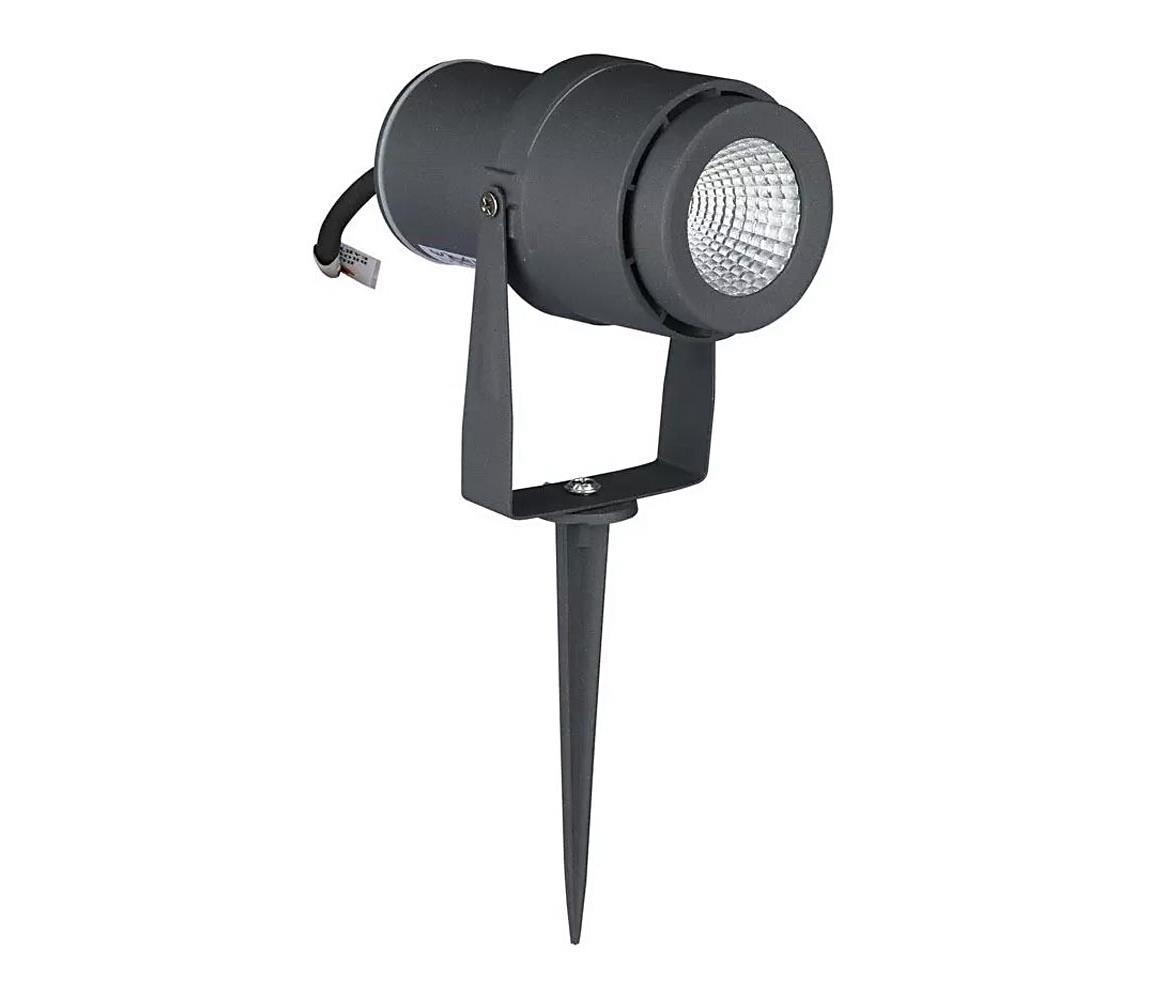 LED Oświetlenie zewnętrzne LED/12W/100-240V IP65 szary - zielony światło