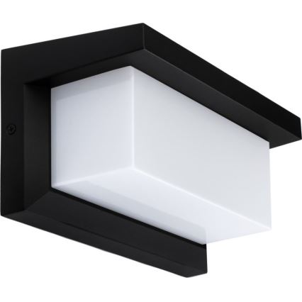 LED Kinkiet zewnętrzny z żarówką z czujnikiem zmierzchu NEELY 1xE27/9W/230V IP54 czarny