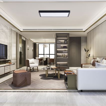 LED Panel LED/36W/230V 4000K 30x60 cm czarny