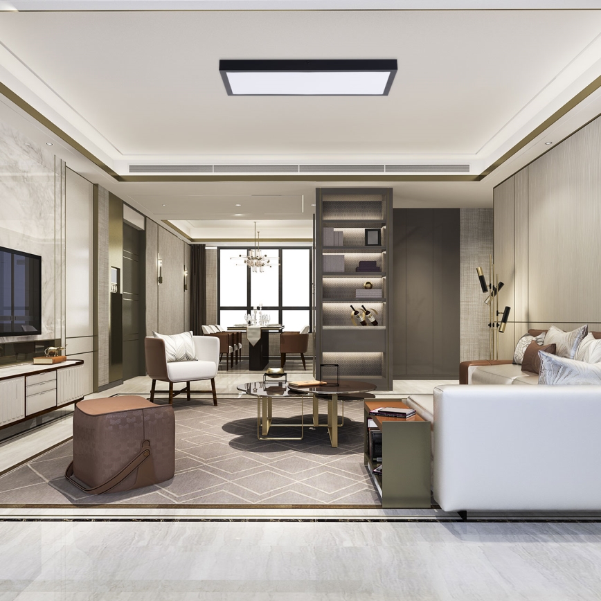 LED Panel LED/36W/230V 4000K 30x60 cm czarny