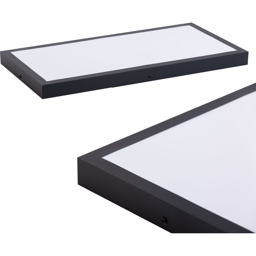 LED Panel LED/36W/230V 4000K 30x60 cm czarny