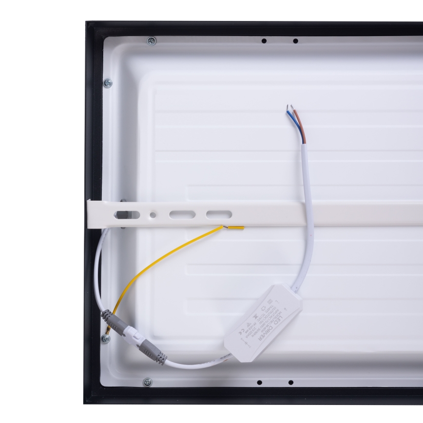 LED Panel LED/36W/230V 4000K 30x60 cm czarny