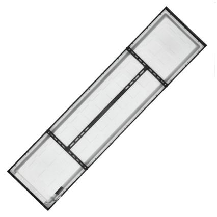 LED Panel natynkowy BRISBANE LED/36W/230V 4000K 29,5x119 cm czarny